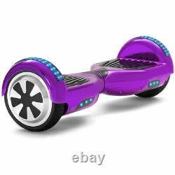 Hoverboard 6.5 Inch Purple Electric Scooters Self-balancing Scooter E-skateboard