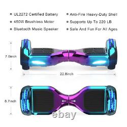 Hoverboard 6.5 Inch Self-Balancing Scooter Bluetooth Speaker Electric Scooters