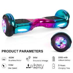 Hoverboard 6.5 Inch Self Electric Scooter Flash 2Wheels Bluetooth Balance Board
