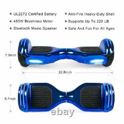 Hoverboard 6.5 Inch Self Electric Scooter Flash 2Wheels Bluetooth Go Kart Board