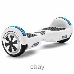 Hoverboard 6.5 Inch White Electric Scooters Bluetooth Speaker Self Balance Board