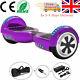 Hoverboard 6.5 Purple Electric Scooters Bluetooth 2 Wheels Balance Board Led