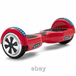 Hoverboard 6.5 Red Electric Scooters Balance Board LED Two Wheels E-scooter+Bag