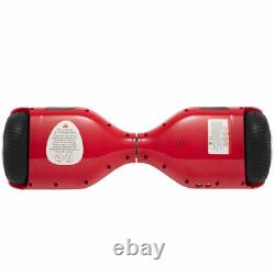 Hoverboard 6.5 Red Electric Scooters Balance Board LED Two Wheels E-scooter+Bag