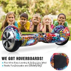 Hoverboard 6.5 Self Balancing Board LED Light Electric Scooters + Hoverkart
