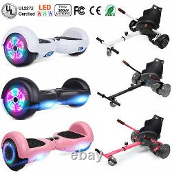 Hoverboard 6.5 Self Balancing Electric ScootersAdjustable Kart Seat Hoverkart