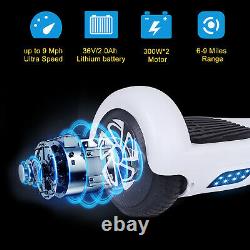 Hoverboard 6.5 Self Balancing Electric ScootersAdjustable Kart Seat Hoverkart