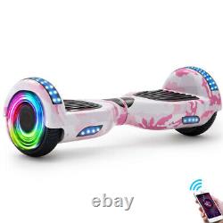 Hoverboard 6.5 Self-Balancing Electric Scooters Bluetooth LED Segway For Kids