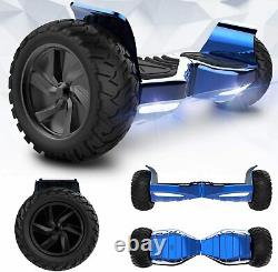 Hoverboard 8.5 Self Balancing Board Off Road Bluetooth LED Electric Scooter SUV