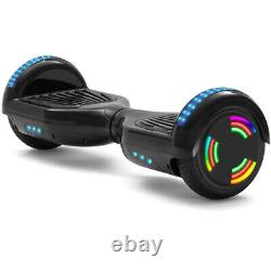 Hoverboard Black 6.5 Bluetooth Self-Balancing Scooters LED Electric Scooter-UK