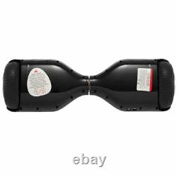 Hoverboard Black 6.5 Inch Electric Scooters Bluetooth LED Self Balance Board-UK