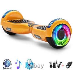 Hoverboard Blue 6.5 Electric Self-Balancing Scooters Bluetooth LED UK Charger