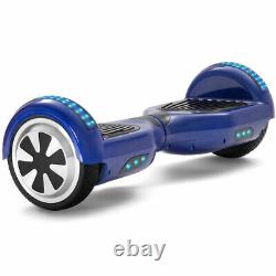 Hoverboard Blue 6.5 Inch Bluetooth Electric Scooters LED Kids Balance Board+Bag
