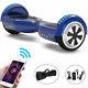 Hoverboard Blue 6.5 Inch Self-balancing Scooter Bluetooth Electric Scooters Led