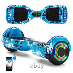 Hoverboard Blue Electric Scooters Bluetooth Segway LED 2Wheels Balance Board