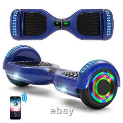 Hoverboard Blue For Kids Bluetooth Self-Balancing Scooters Hover Segway Board-UK