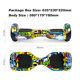 Hoverboard Bluetooth 450w Electric Scooters Led Wheels Lights Self Balance Board