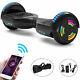 Hoverboard Bluetooth 500w Electric Scooters Led Wheels Lights Self Balance Board