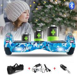 Hoverboard Bluetooth 500W Electric Scooters LED Wheels Lights Self Balance Board