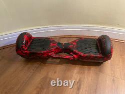 Hoverboard Bluetooth 6.5 Flame Red Electric Scooters LED 2 Wheels E-stakeboard