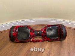 Hoverboard Bluetooth 6.5 Flame Red Electric Scooters LED 2 Wheels E-stakeboard