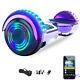 Hoverboard Bluetooth 6.5 Purple Self Balancing Electric Scooters Led Skateboard
