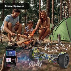 Hoverboard Bluetooth 8.5'' Self-Balancing Board LED Light 2 Wheels Scooter + Bag