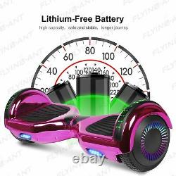 Hoverboard Bluetooth Chrome Electric Self Balancing Scooter 6.5 LED Wheels UK