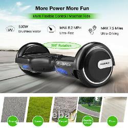 Hoverboard Bluetooth Electric Scooter LED Lights Self-Balancing Scooters