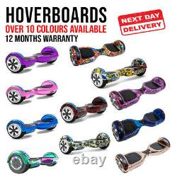 Hoverboard Bluetooth Electric Scooter LED Wheels Lights Self-Balancing Scooters