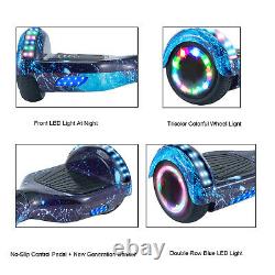 Hoverboard Bluetooth LED Two Wheel Electric Scooter Self Balance 6.5 inch Great