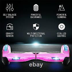 Hoverboard Bluetooth Pink 6.5 Self-Balancing Electric Scooters Kid Segway-UK