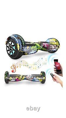 Hoverboard Bluetooth Self-Balancing Electric Scooters LED 2Wheels Hover Board UK