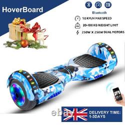 Hoverboard Bluetooth Self-Balancing Electric Scooters LED 2Wheels Hover Board UK