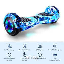 Hoverboard Bluetooth Self-Balancing Electric Scooters LED 2Wheels Hover Board UK