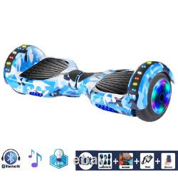 Hoverboard Bluetooth Self-Balancing Electric Scooters LED 2Wheels Hover Board UK