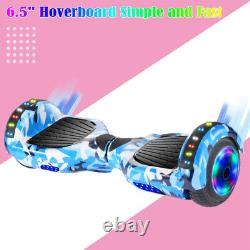 Hoverboard Bluetooth Self-Balancing Electric Scooters LED Hover 2Wheels Board-UK