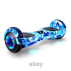 Hoverboard Bluetooth Self-Balancing Electric Scooters LED Hover 2Wheels Board-UK