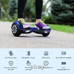 Hoverboard Electric Scooter Bluetooth Hoverboard Self Balancing Board LED 2Wheel