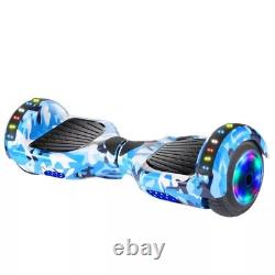 Hoverboard Electric Self-Balancing Scooters Hoover Boards for Kids LED Bluetooth