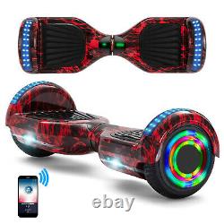 Hoverboard Flame Bluetooth Electric Self-Balancing Scooters Segway Hover Board