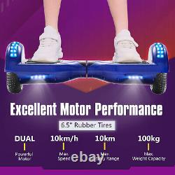 Hoverboard For Kids Blue Segway Bluetooth Music Self-Balancing Scooters LED UK