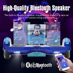 Hoverboard For Kids Blue Segway Bluetooth Music Self-Balancing Scooters LED UK