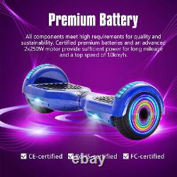 Hoverboard For Kids Blue Segway Bluetooth Music Self-Balancing Scooters LED UK