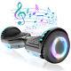 Hoverboard For Kids Bluetooth Self Balancing Electric Scooters Led Balance Board