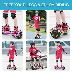 Hoverboard For Kids Bluetooth Self-Balancing Scooters Hover Segway Board White