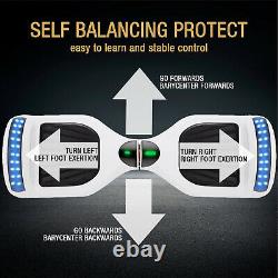 Hoverboard For Kids Bluetooth Self-Balancing Scooters Hover Segway Board White