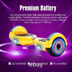 Hoverboard For Kids Segway Bluetooth Electric Self-Balancing Scooters LED Lights