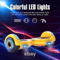 Hoverboard For Kids Segway Bluetooth Electric Self-Balancing Scooters LED Lights