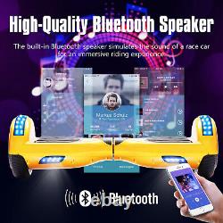 Hoverboard For Kids Segway Bluetooth Electric Self-Balancing Scooters LED Lights